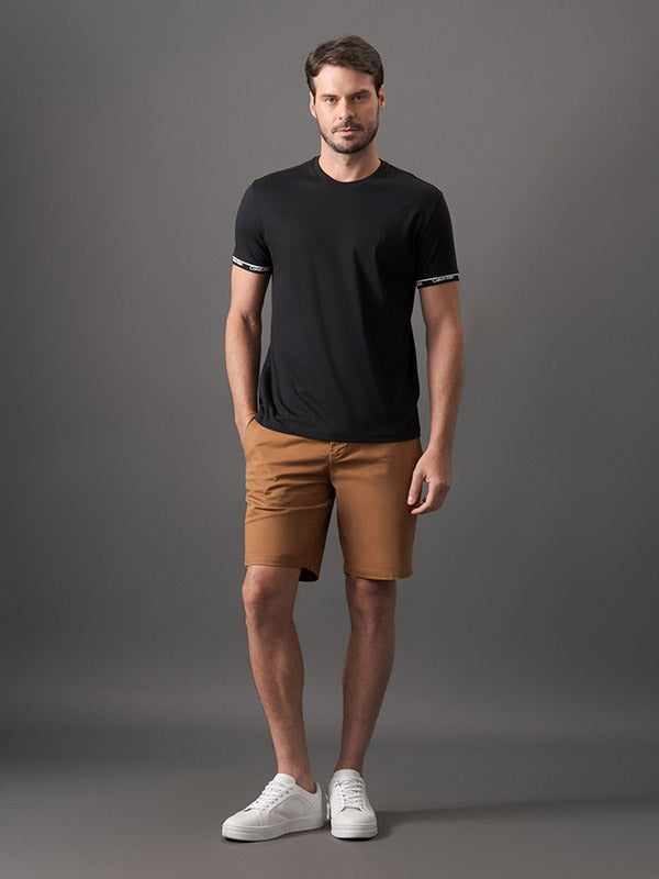CAMISETA CALVIN KLEIN PUNHO LOGO PRETO