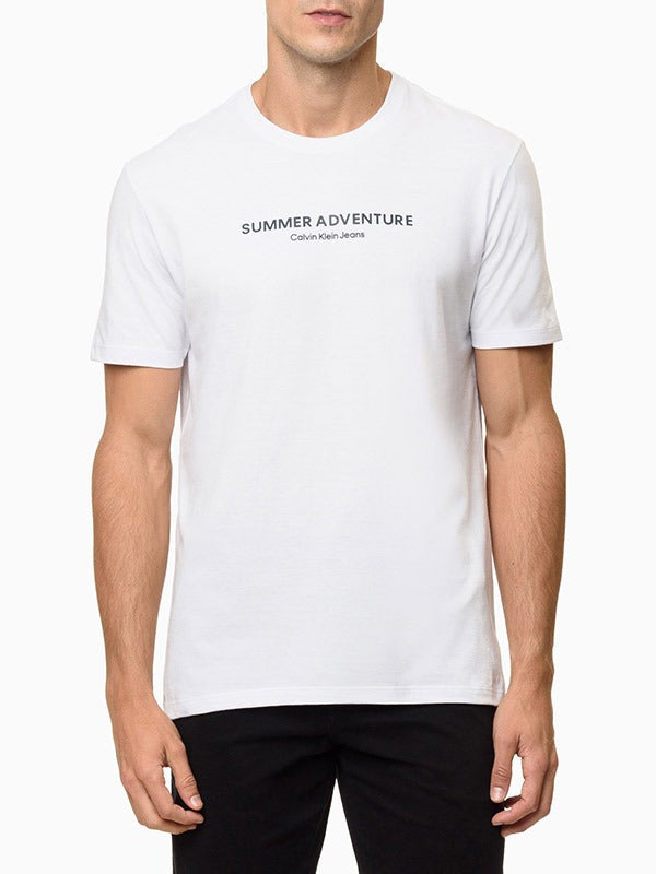 CAMISETA CALVIN KLEIN SUMMER ADVENTURE BRANCO
