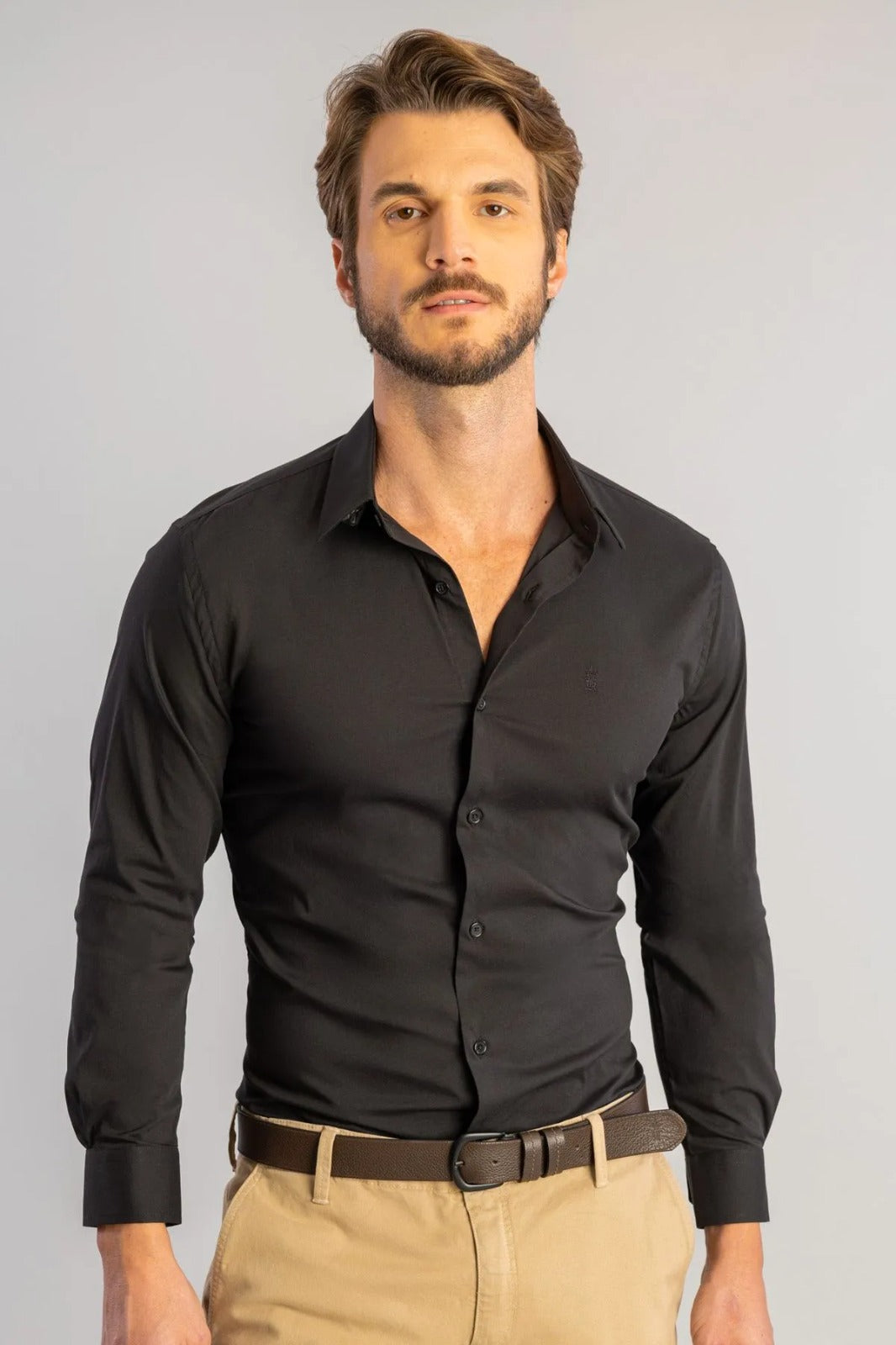CAMISA SERGIO K TRICOLINE ELASTANO