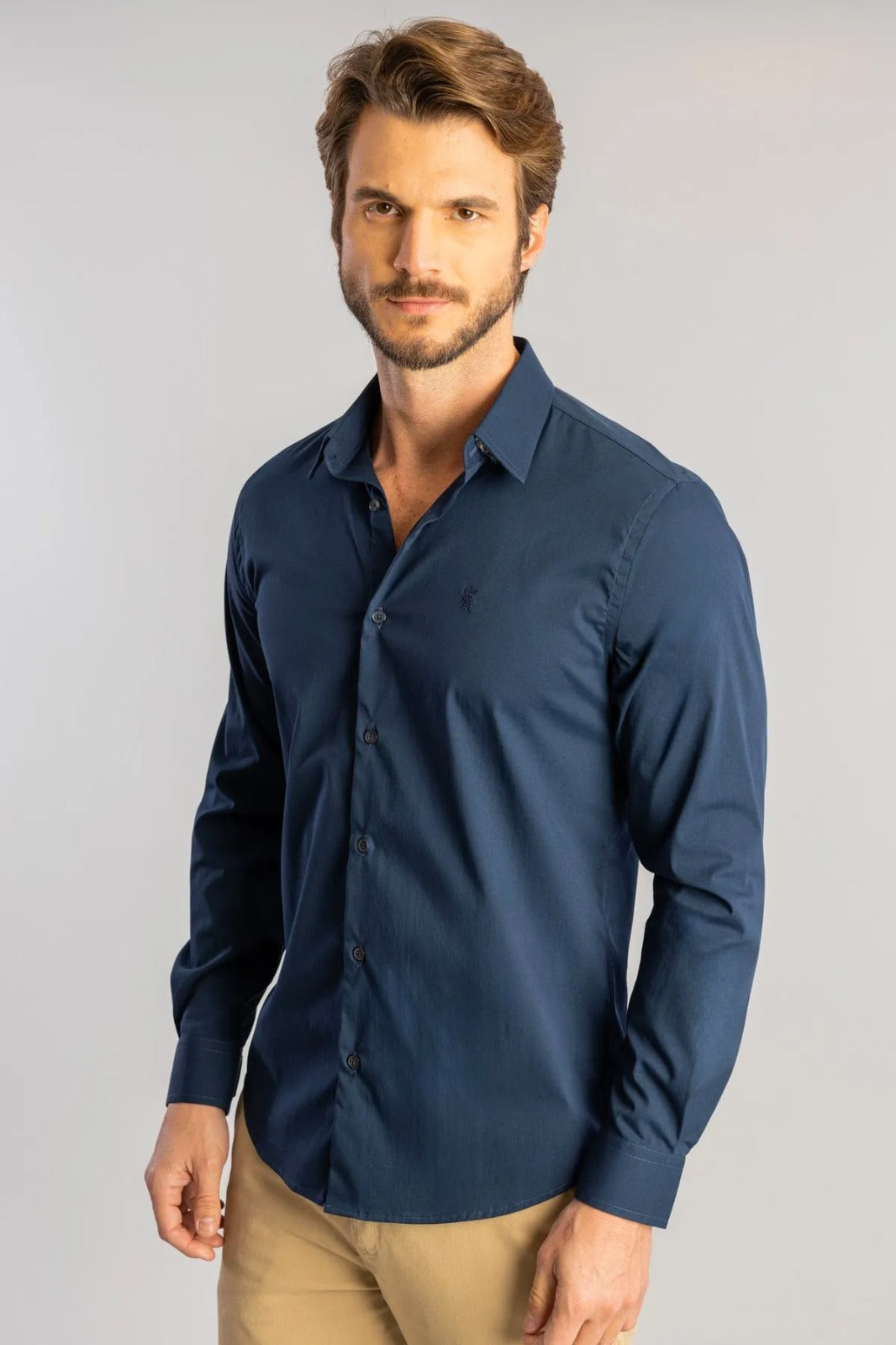 CAMISA SERGIO K TRICOLINE ELASTANO