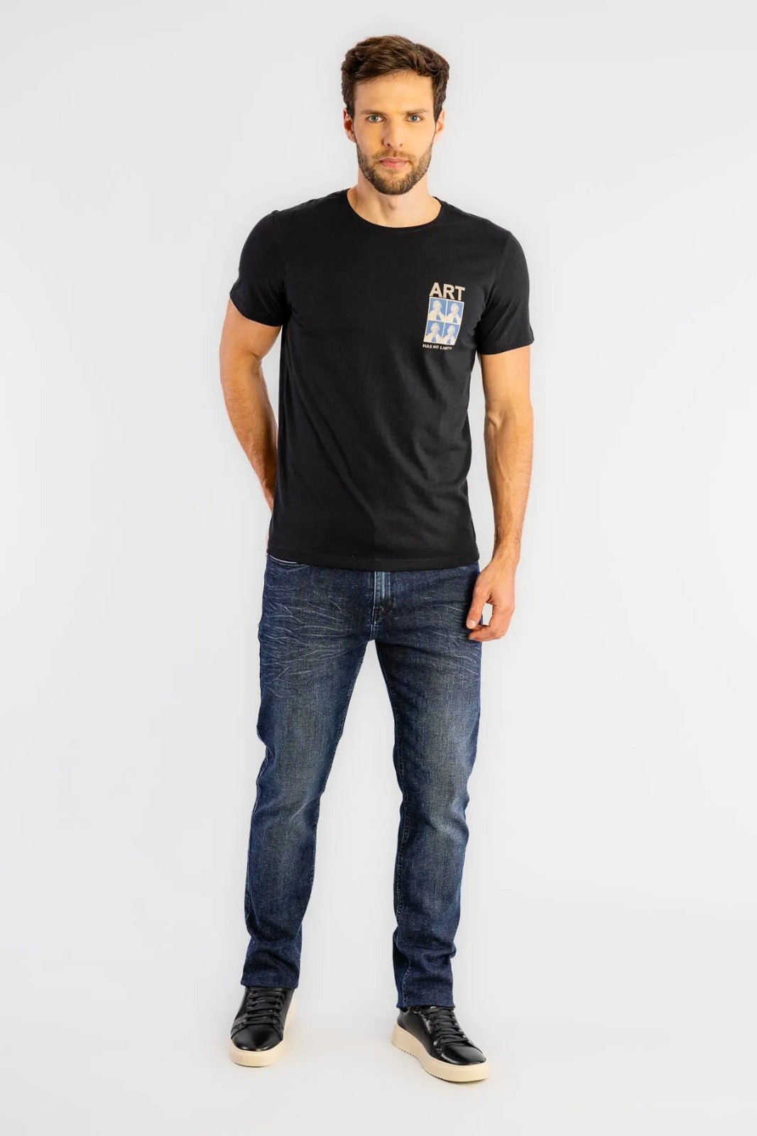 CAMISETA SERGIO K ART ELIZABETH PRETO