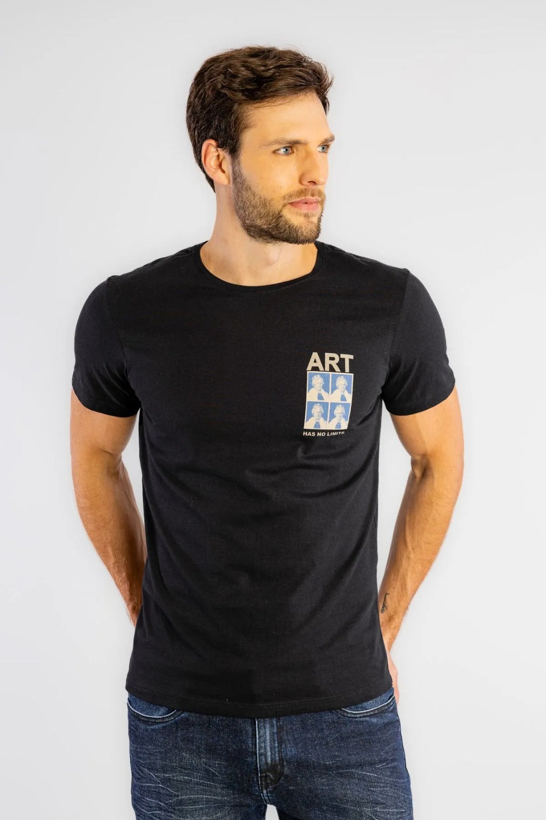 CAMISETA SERGIO K ART ELIZABETH PRETO