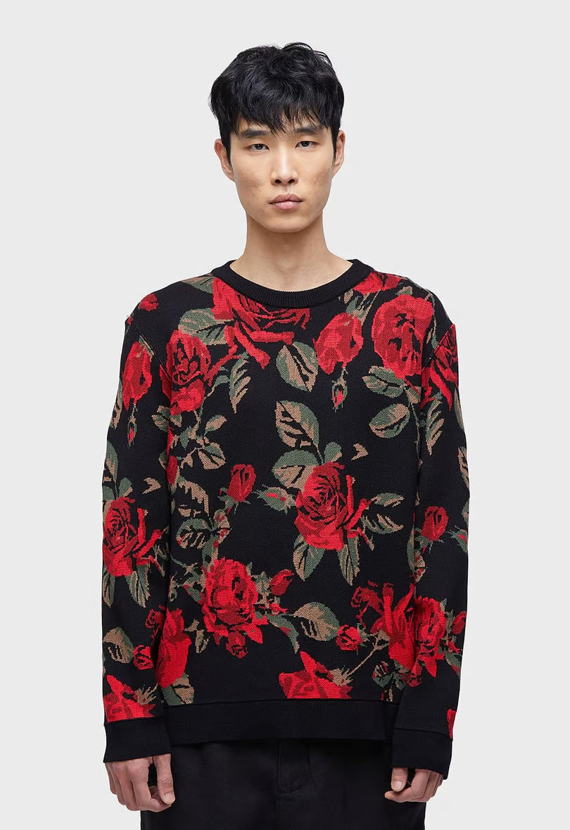 SUÉTER OSKLEN JACQUARD VINTAGE ROSE