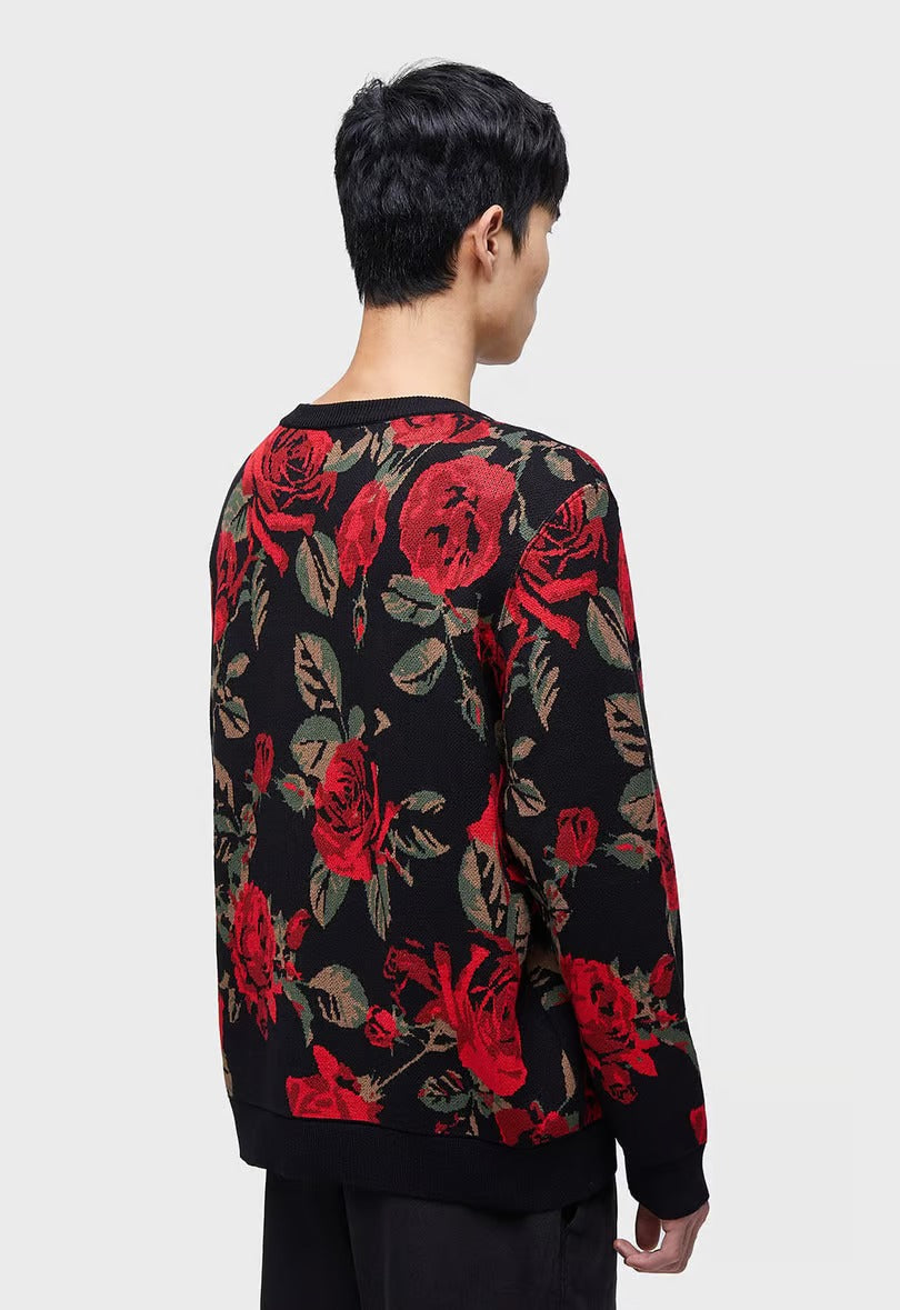 SUÉTER OSKLEN JACQUARD VINTAGE ROSE