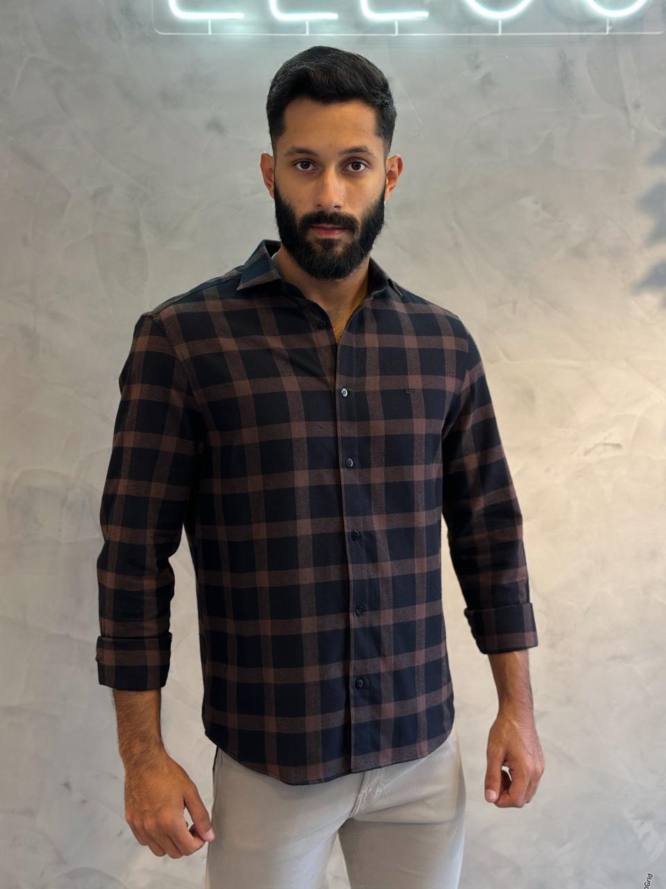 CAMISA XADREZ VERONA SLIM ELLUS