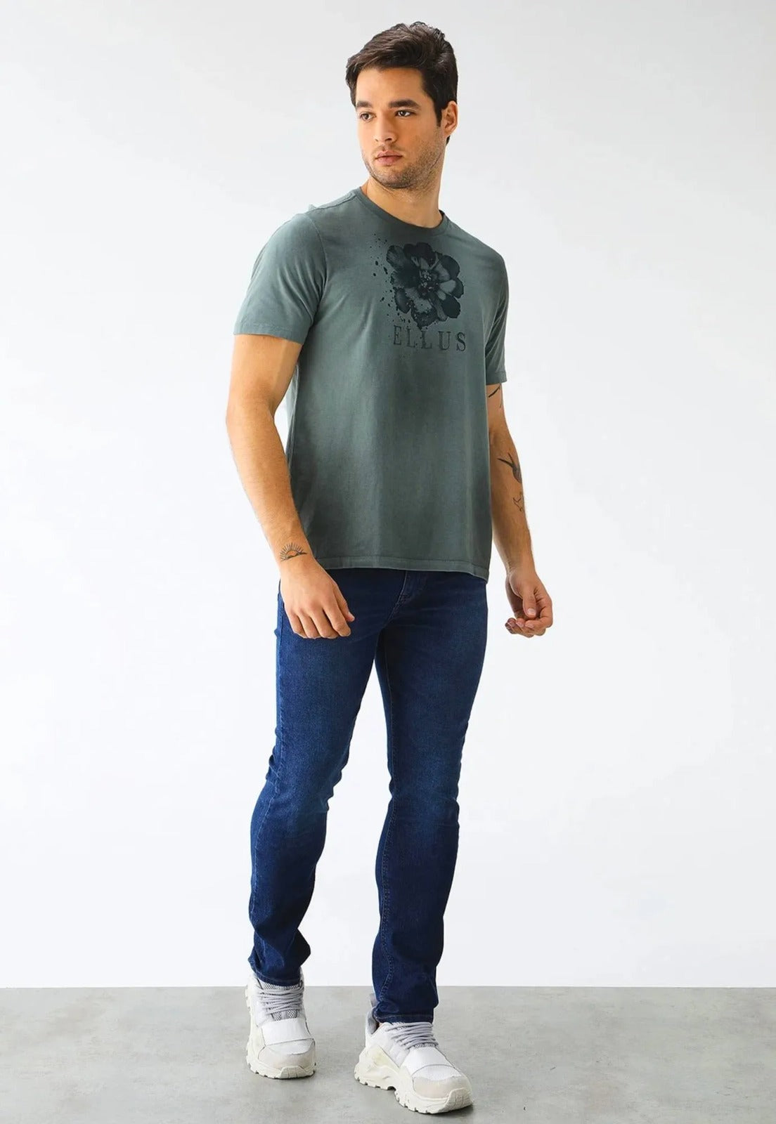 CAMISETA ELLUS SPRAY PAINT FLOWER CLASSIC