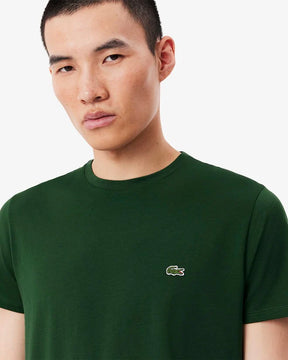CAMISETA LACOSTE EM JÉRSEI DE ALGODÃO PIMA