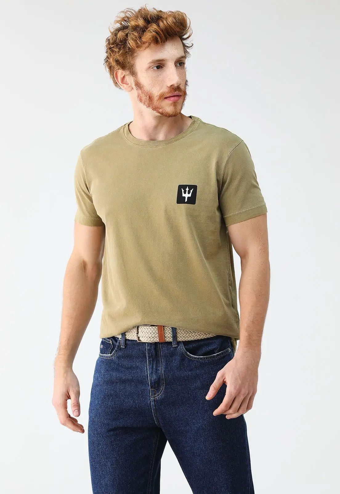 CAMISETA OSKLEN STONE TRIDENTE CLASSICO