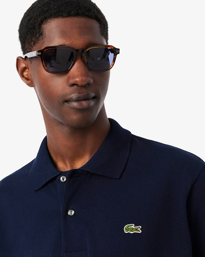 POLO LACOSTE ORIGINAL L.12.12 EM PIQUÉ DE ALGODÃO