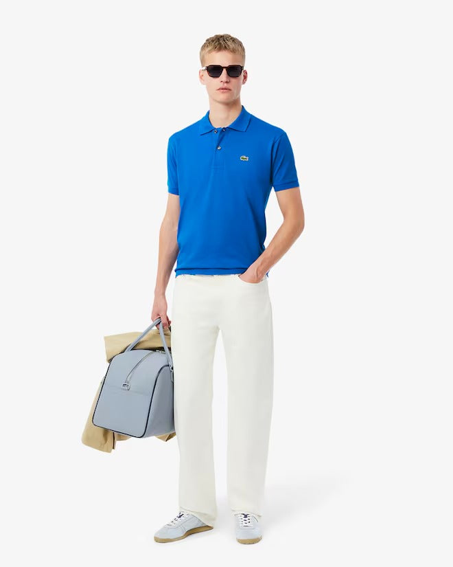 POLO LACOSTE ORIGINAL L.12.12 EM PIQUÉ DE ALGODÃO