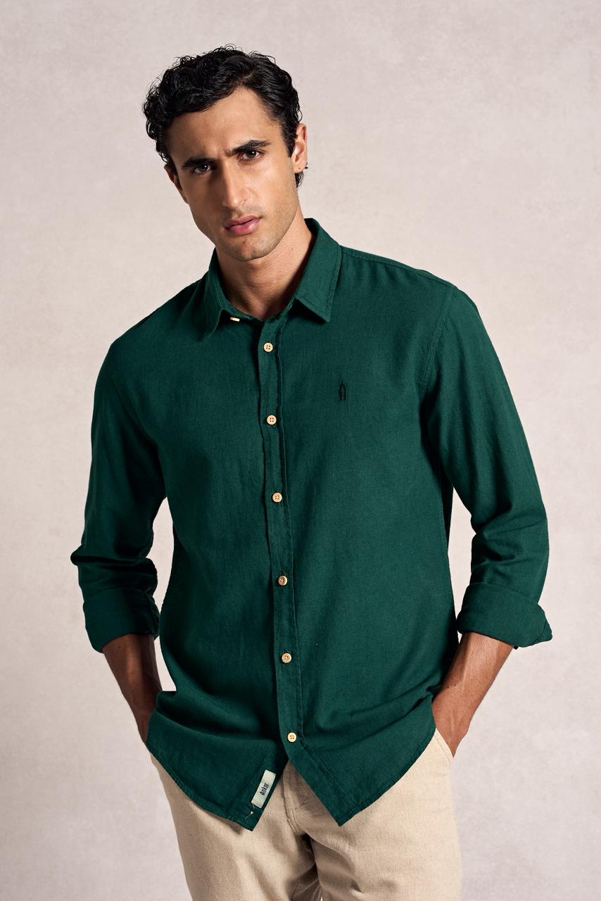 CAMISA LINHO ANKOR MANGA LONGA