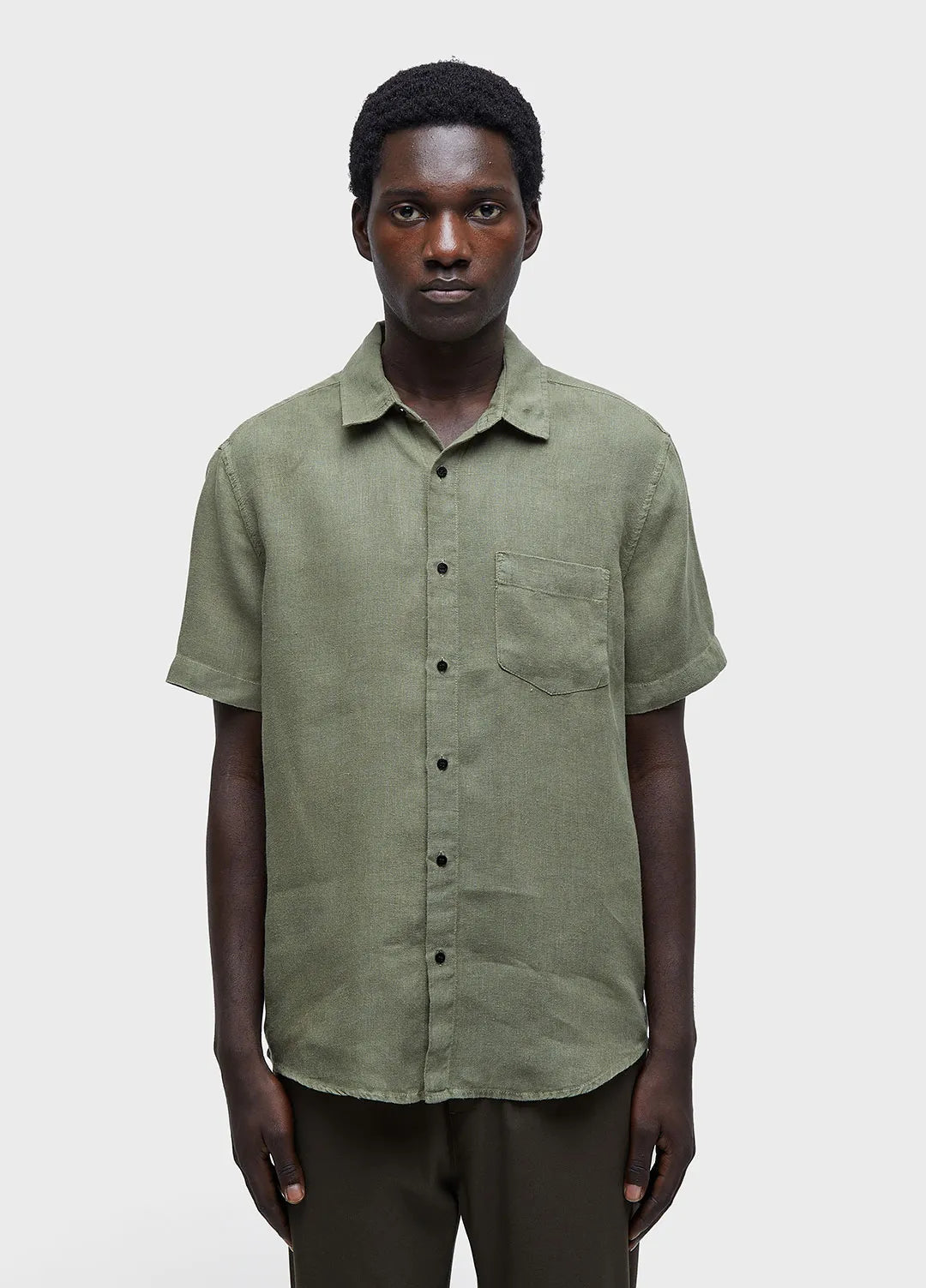 CAMISA OSKLE MASCULINA CLASSIC LINHO MC