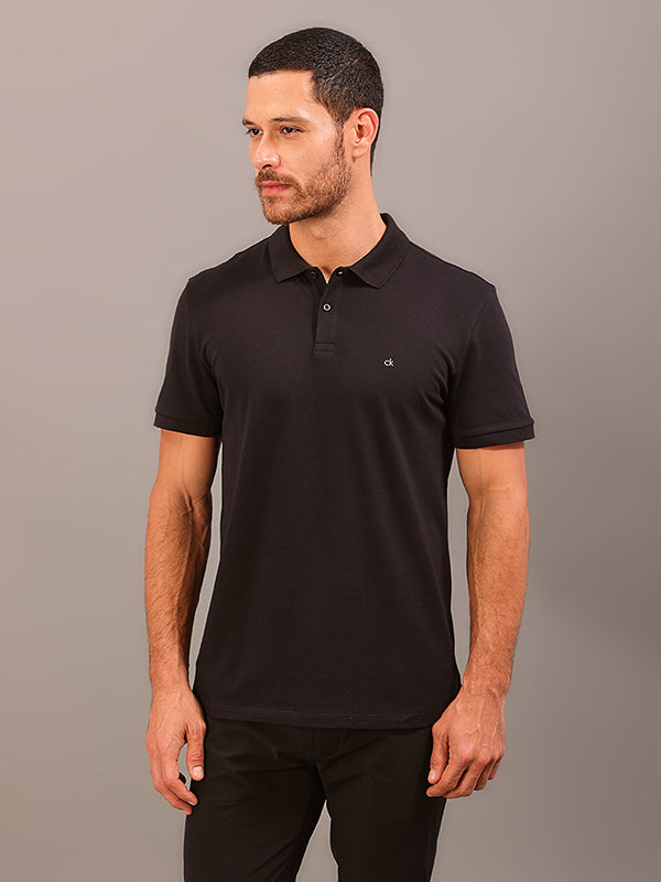 POLO CALVIN KLEIN MASCULINA PIMA SLIM FIT