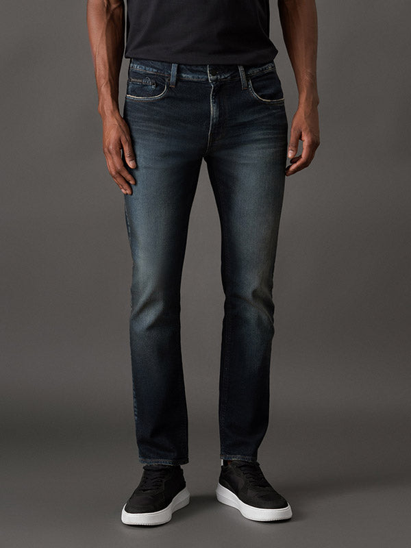 CALCA CALVIN KLEIN JEANS SKINNY PREMIUM WASH MARINHO