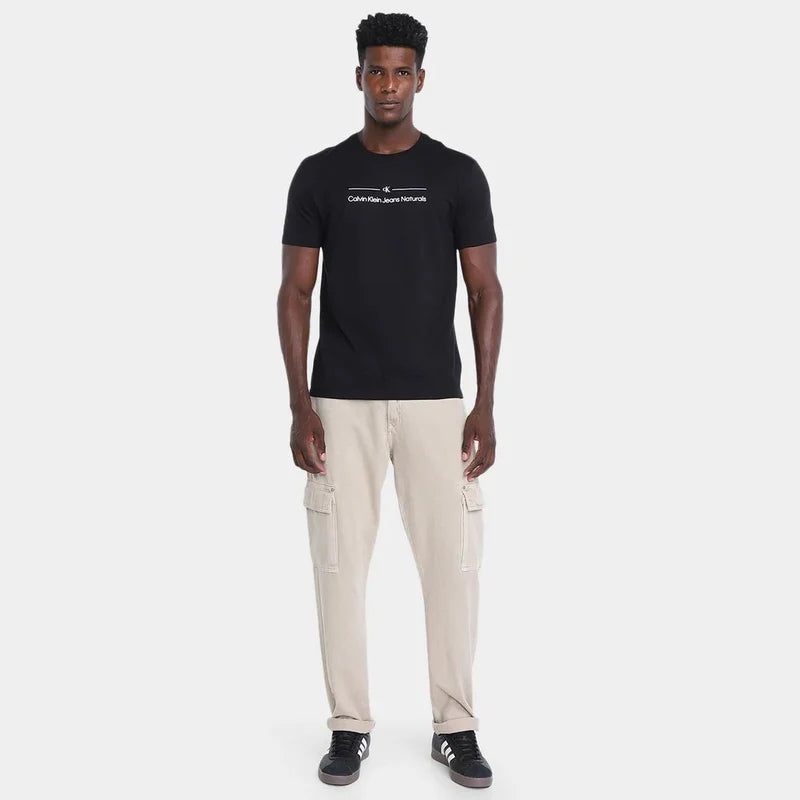 CAMISETA CALVIN KLEIN MASCULINA NATURAL