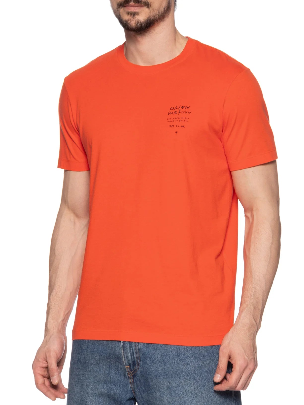 CAMISETA OSKLEN MASCULINA SLIM VINTAGE SURF HANDWRITING