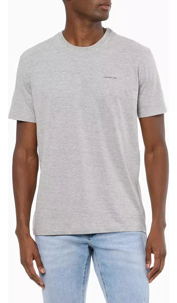 CAMISETA CALVIN KLEIN MASCULINA LOGO MINIMALISTA