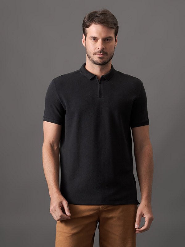 POLO CALVIN KLEIN MASCULINA PIQUET DESAGULHADO