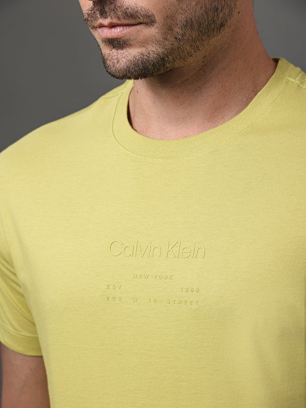 CAMISETA MASCULINA CALVIN KLEIN  LOGO ADDRESS