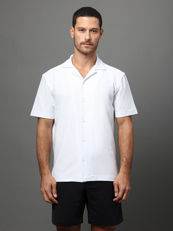 CAMISA CALVIN KLEIN REGULAR MALHA TEXTURIZ
