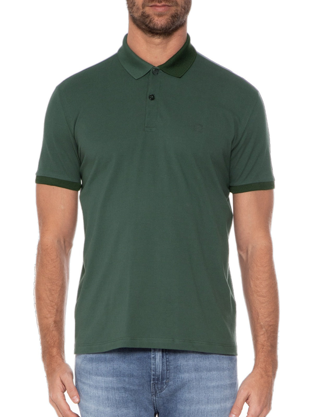 POLO PIQ ELLUS ORIG. CIRCLE CLASSIC VERDE MILITAR