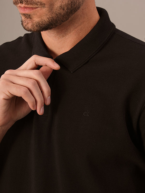POLO CALVIN KLEIN MASCULINA SLIM MEIO ZIPER