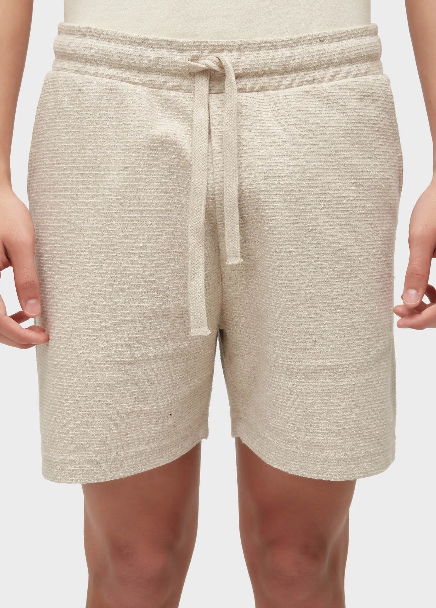 BERMUDA OSKLEN BASIC RECYCLED NATURAL