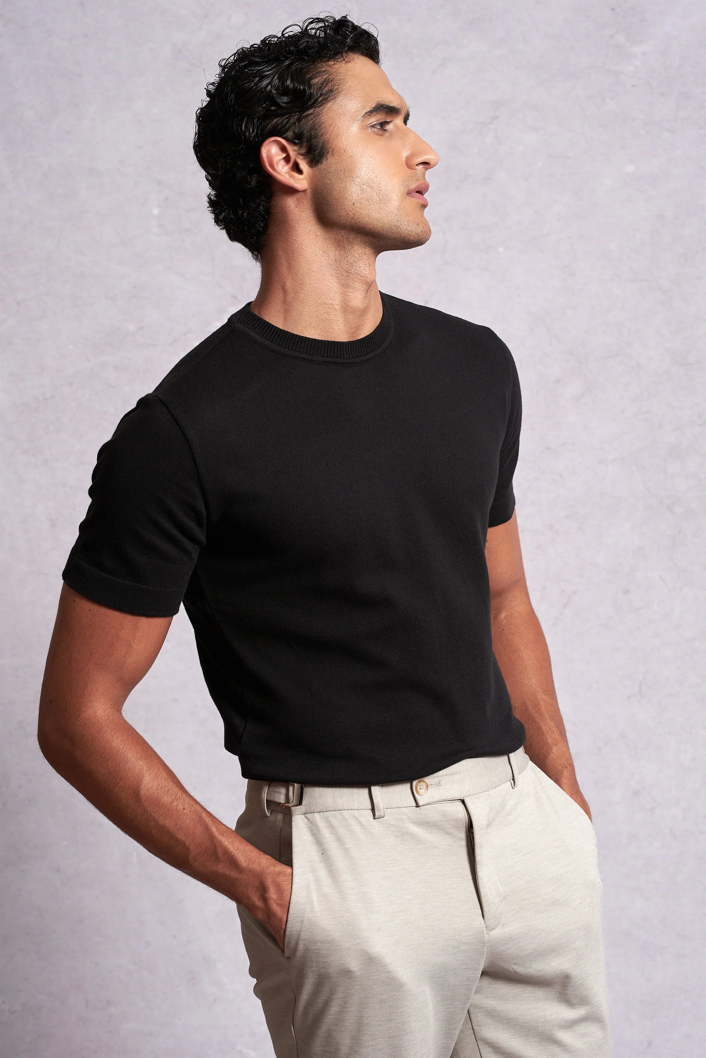 CAMISETA TRICOT MASCULINA ANKOR