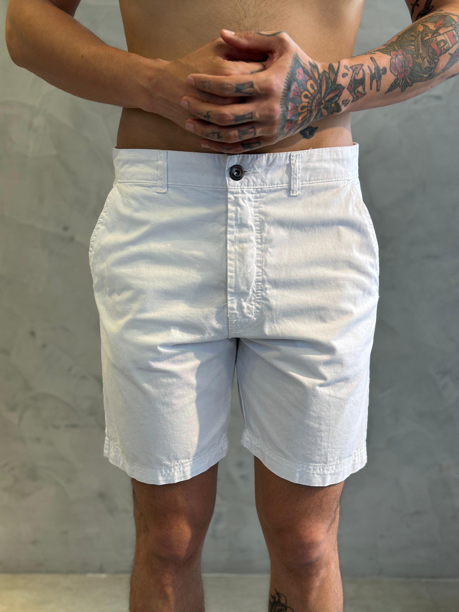 BERMUDA ELLUS COLOR TWILL (URBAN) BRANCO