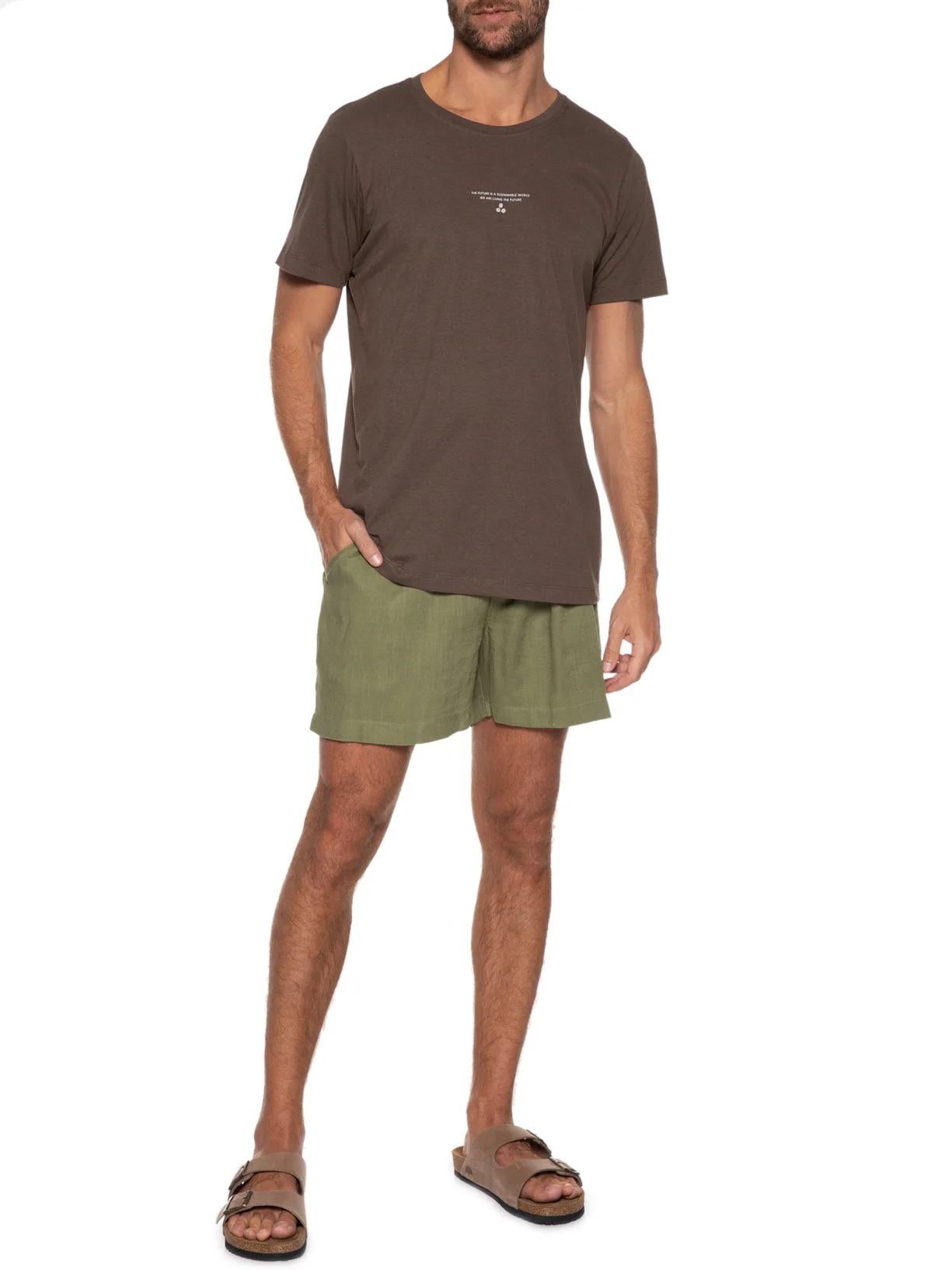 SHORT LINHO URBO FLORESTA VERDE