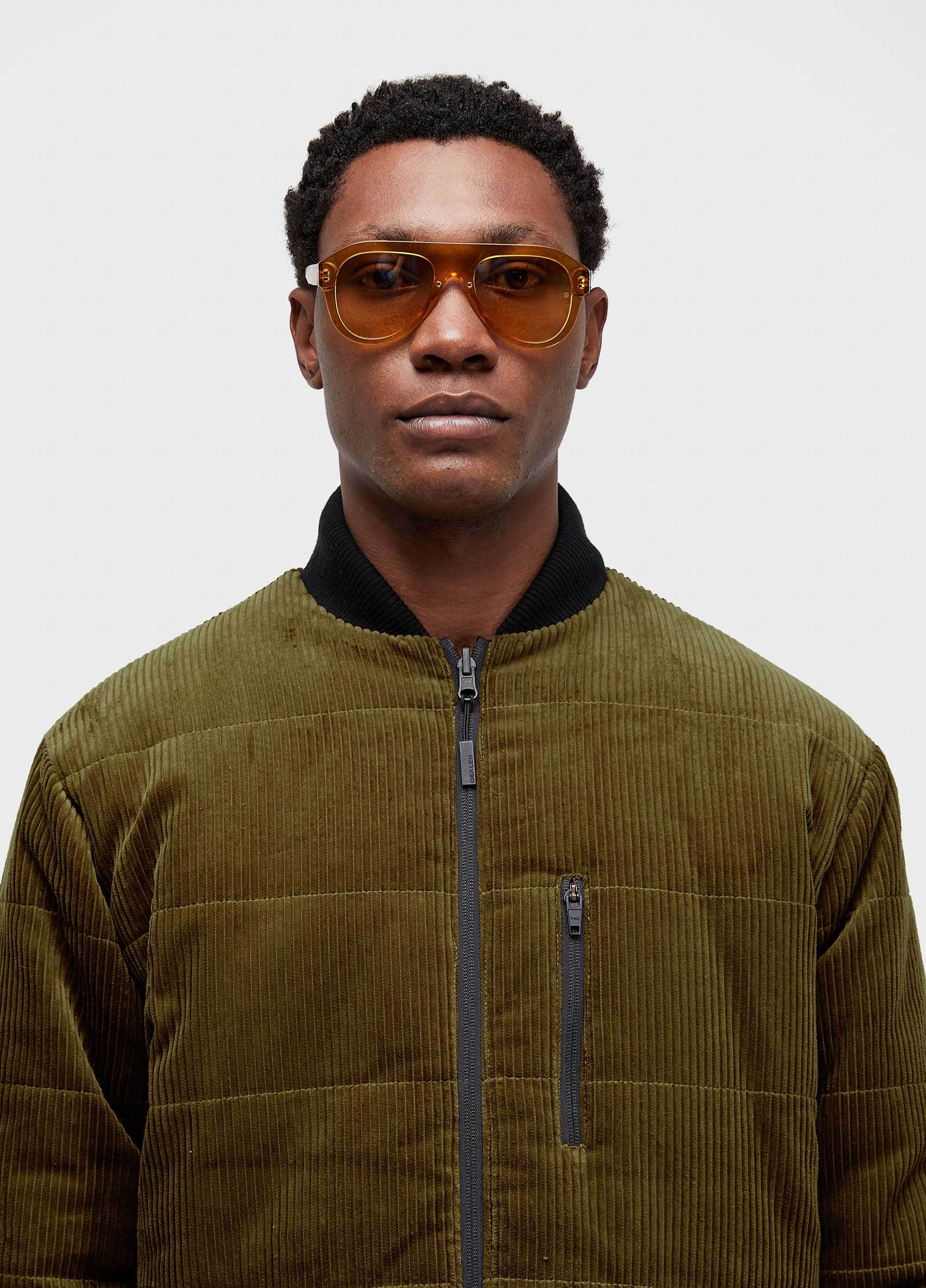JAQUETA OSKLEN BOMBER DOUBLE VELVET ONIX