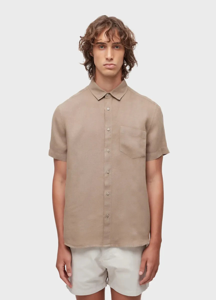 CAMISA OSKLEN MASCULINA CLASSIC LINHO MC