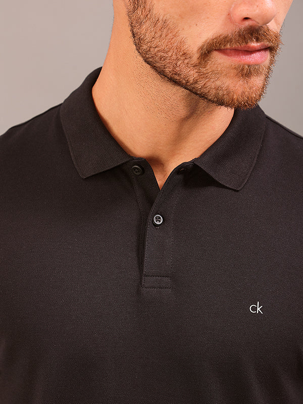 POLO CALVIN KLEIN MASCULINA PIMA SLIM FIT