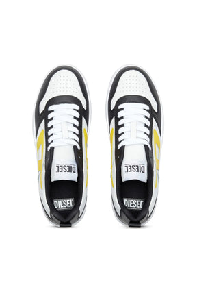 TÊNIS DIESEL S-UKIYO V2 LOW - BRANCO/PRETO/AMARELO