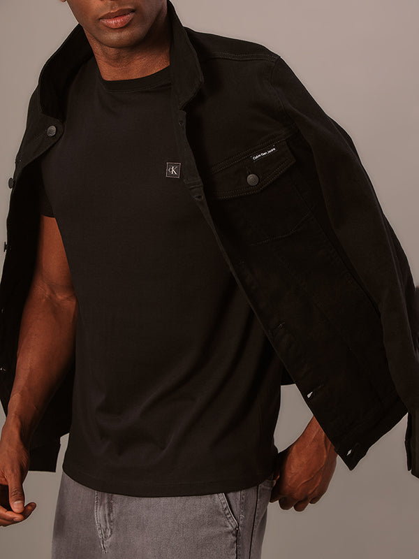 CAMISETA CALVIN KLEIN MASCULINA ALGODÃO EGÍPCIO PATCH
