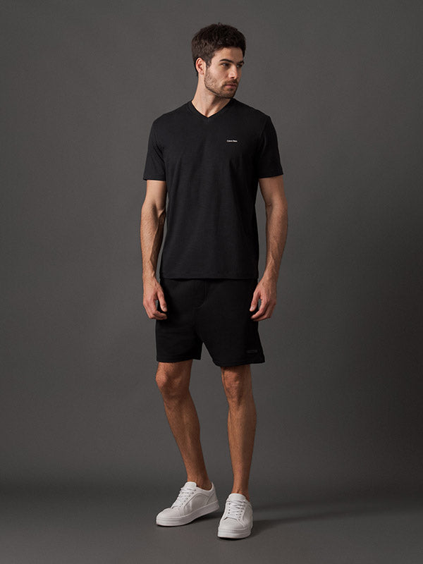 CAMISETA CALVIN KLEIN MASCULINA SLIM FLAME GOLA V