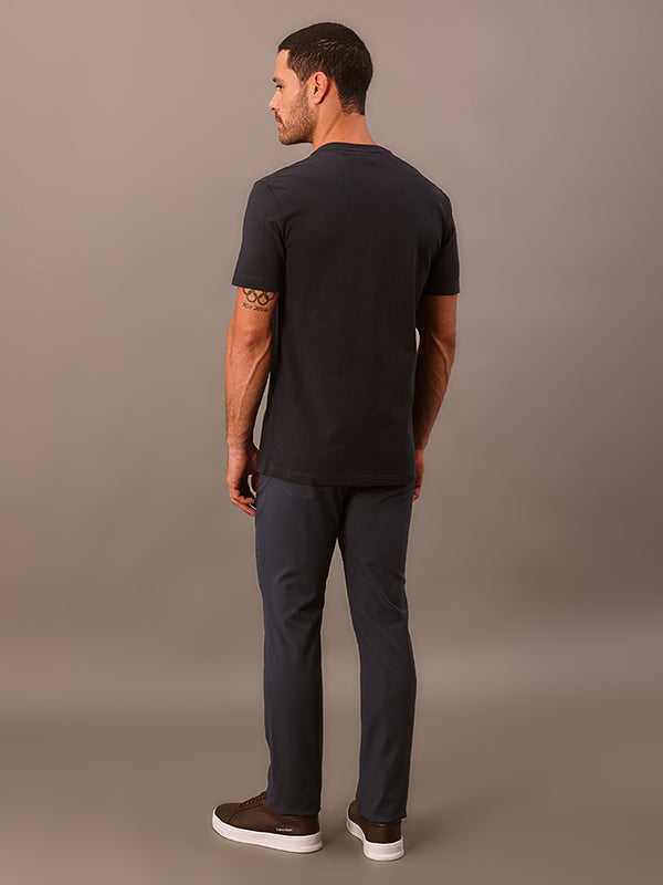 CAMISETA CALVIN KLEINK MASCULINA PIQUET PATCH BORRACHA
