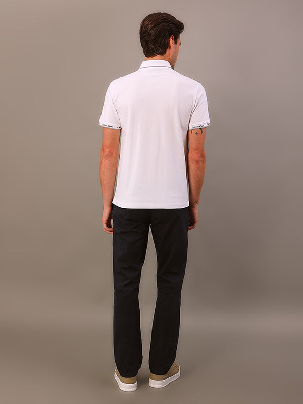 POLO CALVIN KLEIN MASCULINA LOGO PUNHO