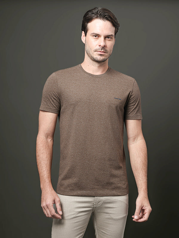 CAMISETA CALVIN KLEIN MASCULINA LISTRADO MESCLA