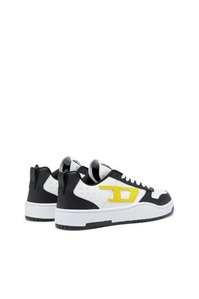 TÊNIS DIESEL S-UKIYO V2 LOW - BRANCO/PRETO/AMARELO