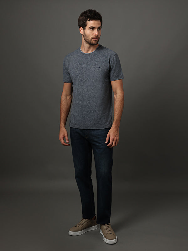 CAMISETA MASCULINA CALVIN KLEIN PIQUET MOULINE