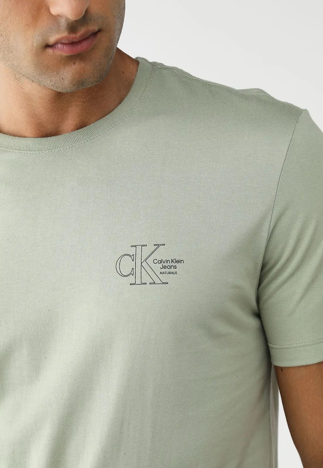 CAMISETA CALVIN KLEIN MASCULINA NATURALS PEITO