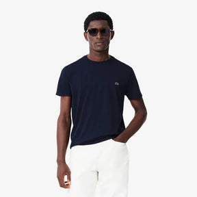 CAMISETA LACOSTE EM JÉRSEI DE ALGODÃO PIMA