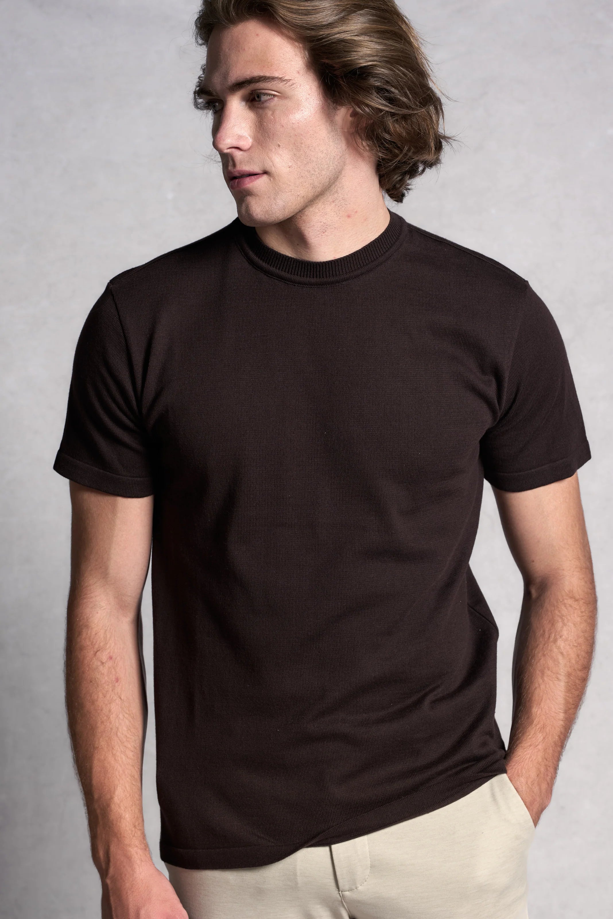 CAMISETA TRICOT MASCULINA ANKOR