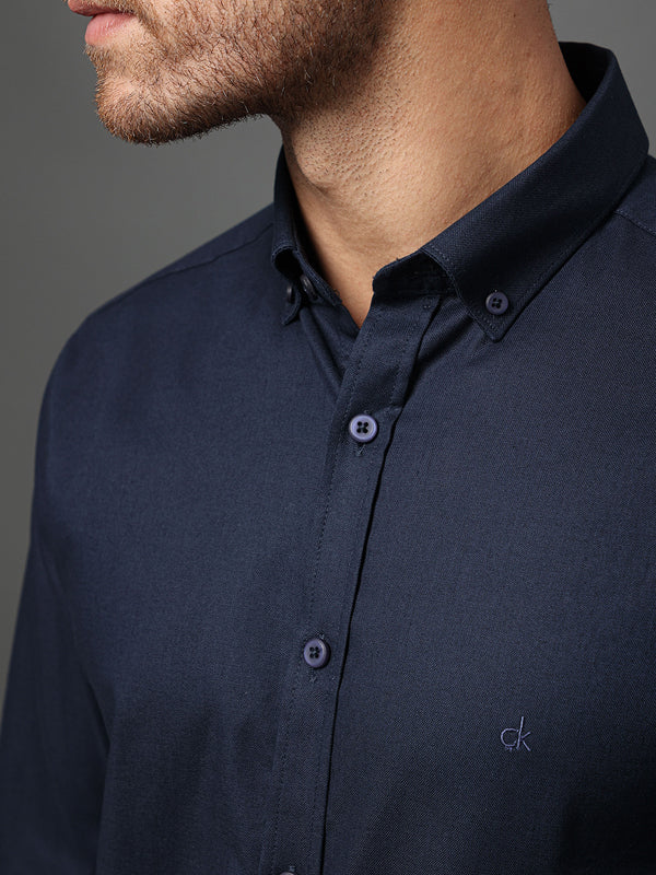 CAMISA CALVIN KLEIN OXFORD REGULAR MANGA LONGA