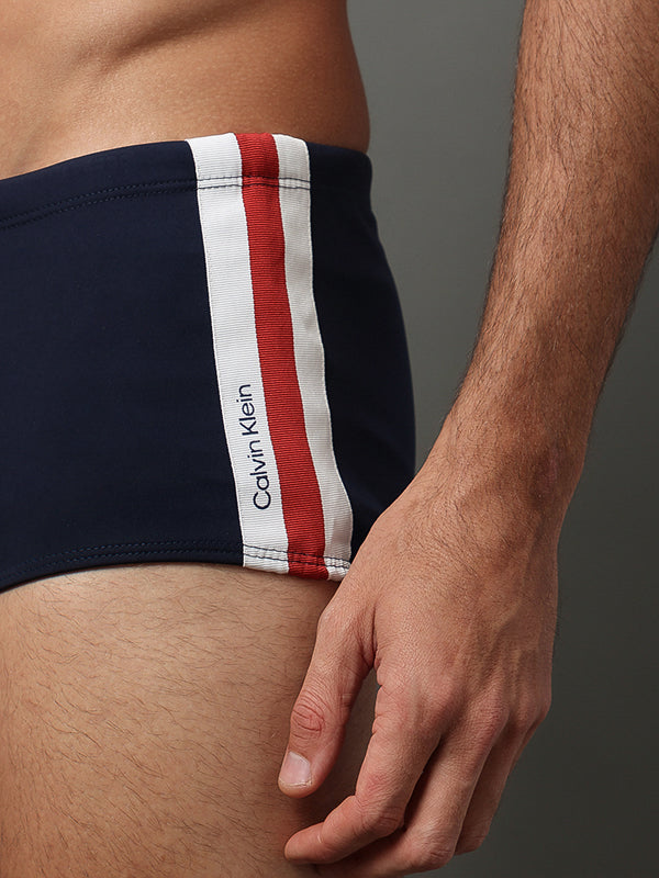 SUNGA CALVIN KLEIN TRUNK FAIXA BICOLOR