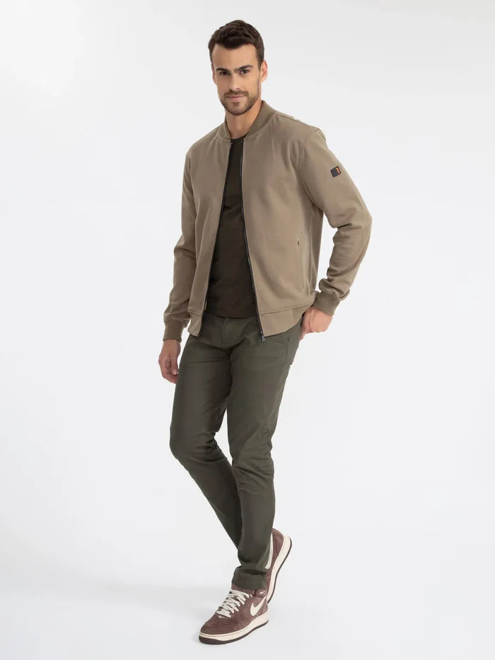 JAQUETA JAB MASCULINA BOMBER MOLETOM