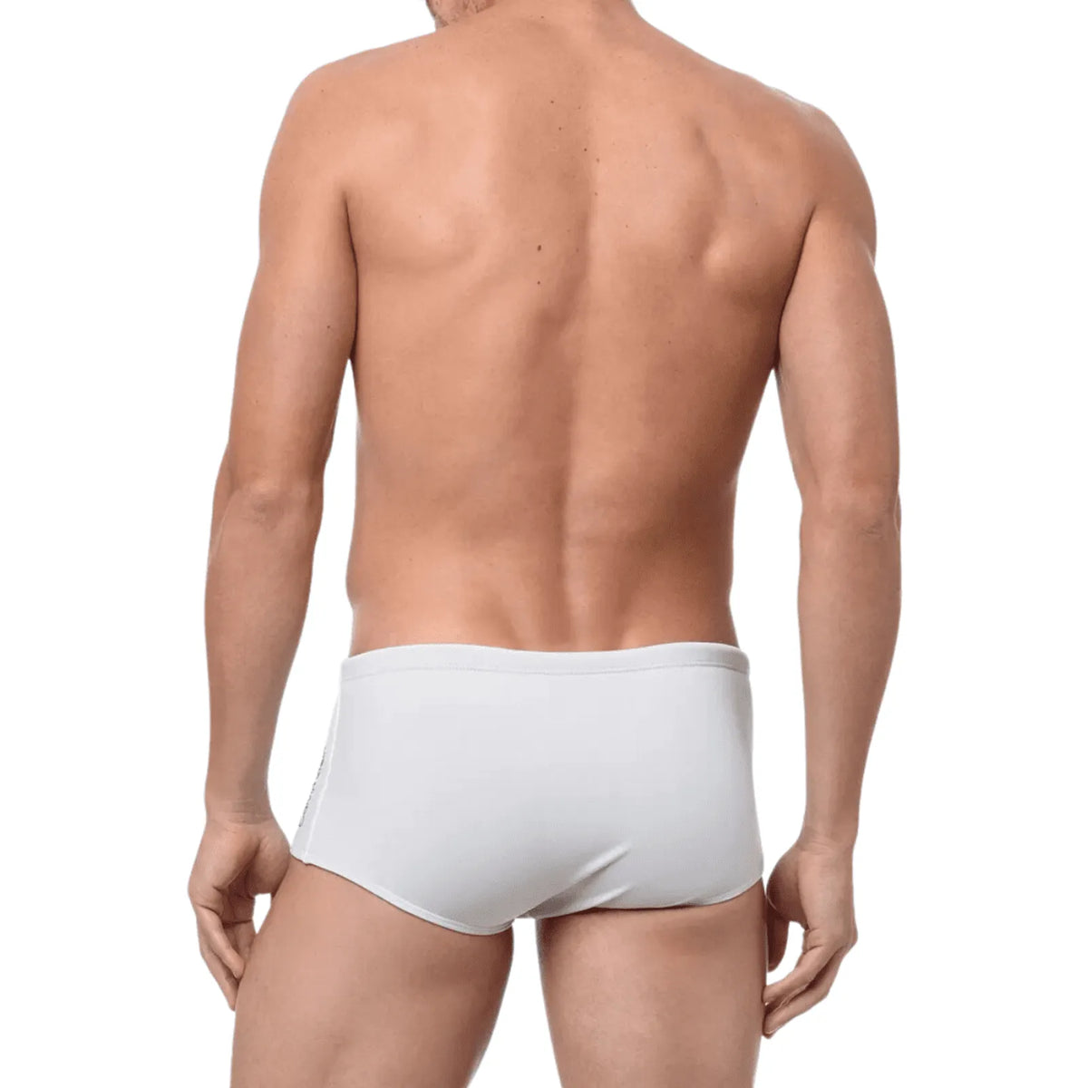 SUNGA CALVIN KLEIN TRUNK LISA COM LOGO LATERAL BRANCO