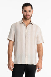 CAMISA ELLUS LINHO SORELLE SURF AREIA