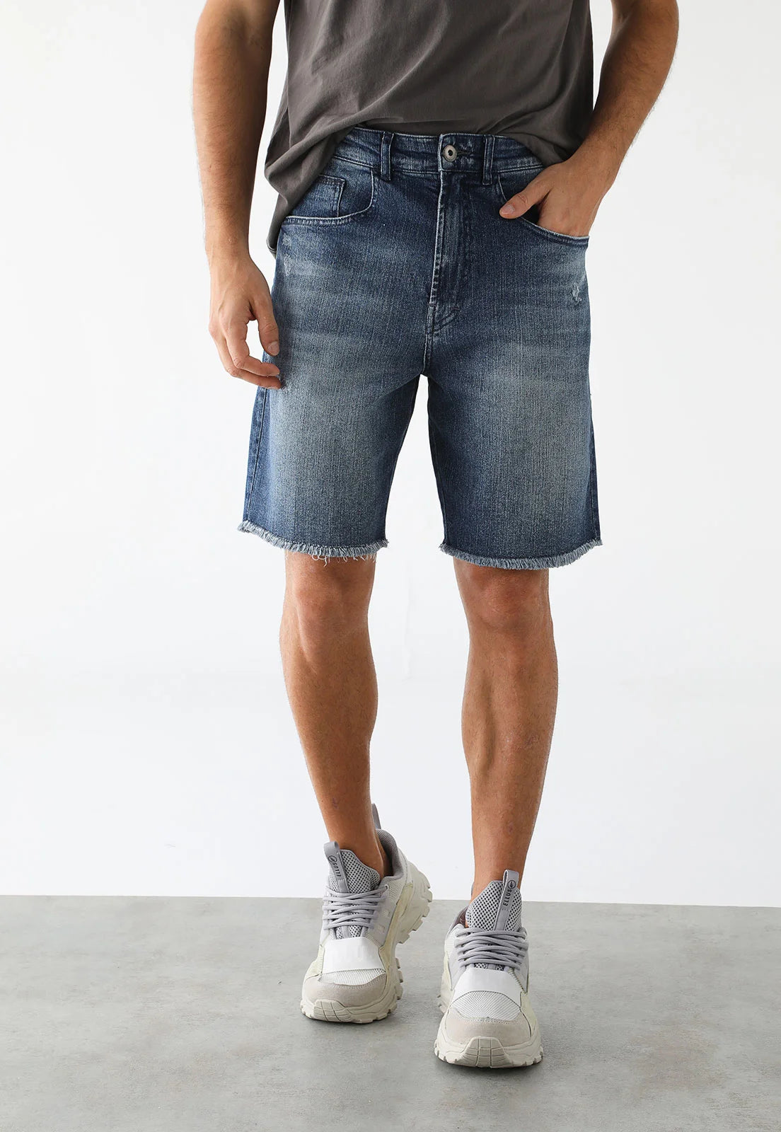 BERMUDA JEANS ELLUS CLASSIC C/USED+PUIDOS
